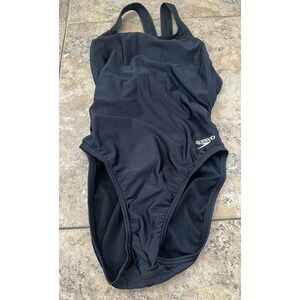 NWT Speedo Super Proback One Piece, Pro LT Swimsuit Women's Size 6/32, Black